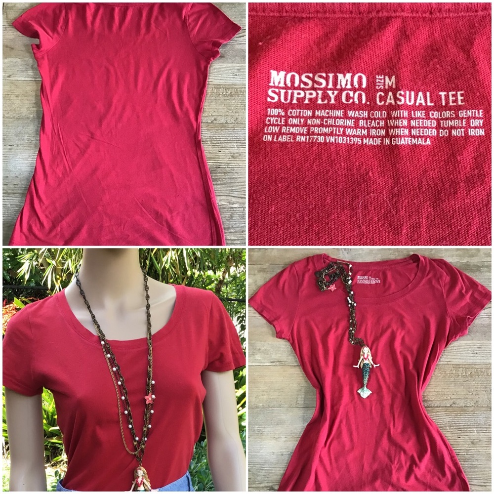 Red tee shirt - Picture 2 of 2